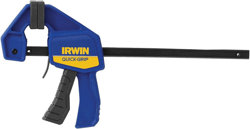Irwin Grampo Mini, Quick Grip, com Aperto Rápido, Agilidade e Precisão para suas Tarefas, 15 cm