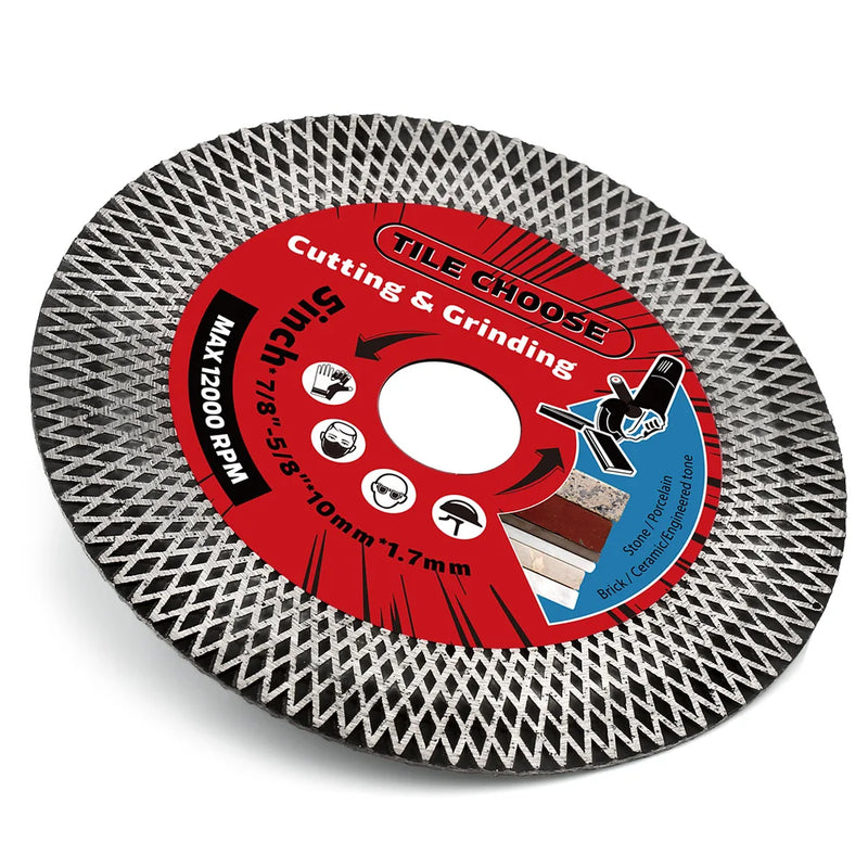 Disco de corte diamantado para porcelanatos, cerâmicas, mármore e granitos