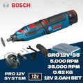Micro retífica a bateria Bosh GRO 12V-35
