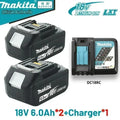 100% original Makita 6.0Ah for Makita 18V Battery BL1830B BL1850B BL1850 BL1840 BL1860 BL1815 Replacement Lithium Battery