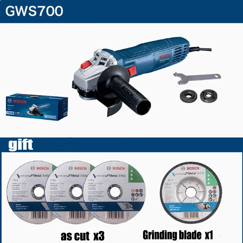 Bosch GWS 700 800 900 | Esmerilhadeira Elétrica 12000RPM, Disco 100mm – Alta Potência e Precisão para Corte e Polimento