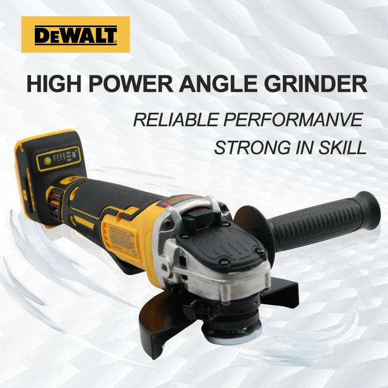 Esmerilhadeira Angular DEWALT DCG406 Brushless 100/125MM – Alta Performance com Freio de Recuo | 20V