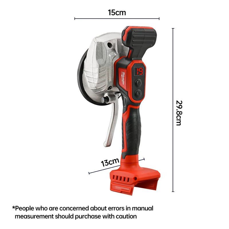 Milwaukee 18V Tile Laying Machine 8 Speed adjustment High Loading Capacity Wall Floor Tile Laying Vibrating Home Decoration Tool