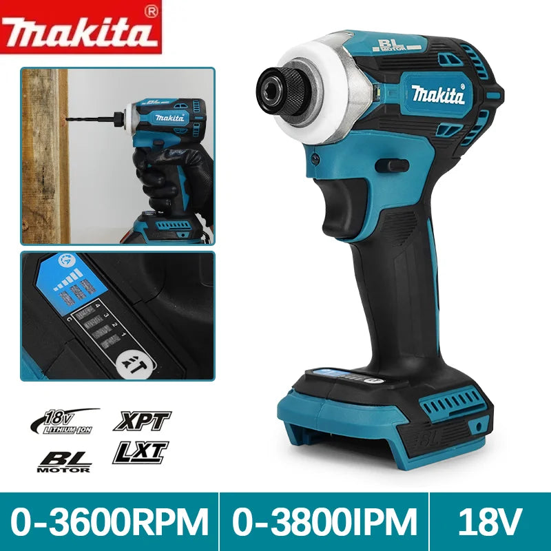 Parafusadeira De Impacto 1/4 Bateria 18v Makita Dtd172z
