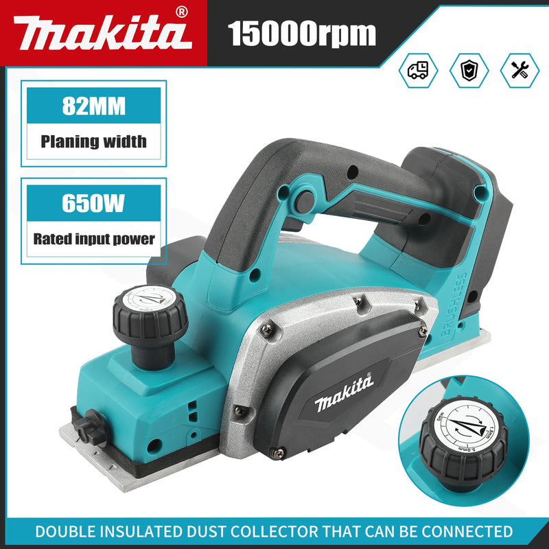 Plaina a bateria Makita 18V