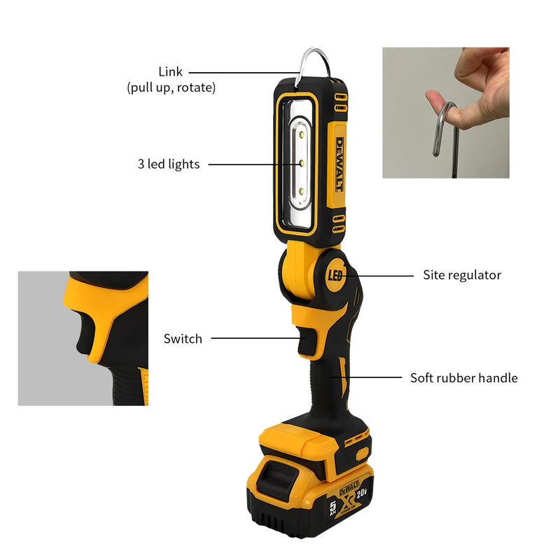 Iluminação em led Dewalt
