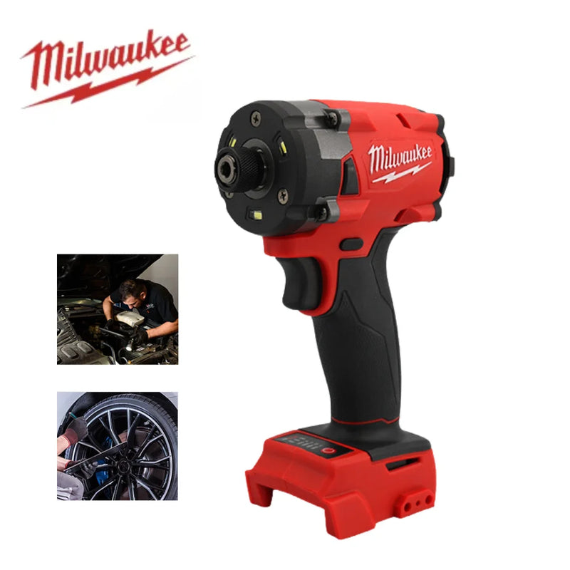 Milwaukee  Brushless Impact Driver 300NM 18V Motor Cordless Rechargeable Lithium Battery Impact Wrench  Screwdriver Power Tool