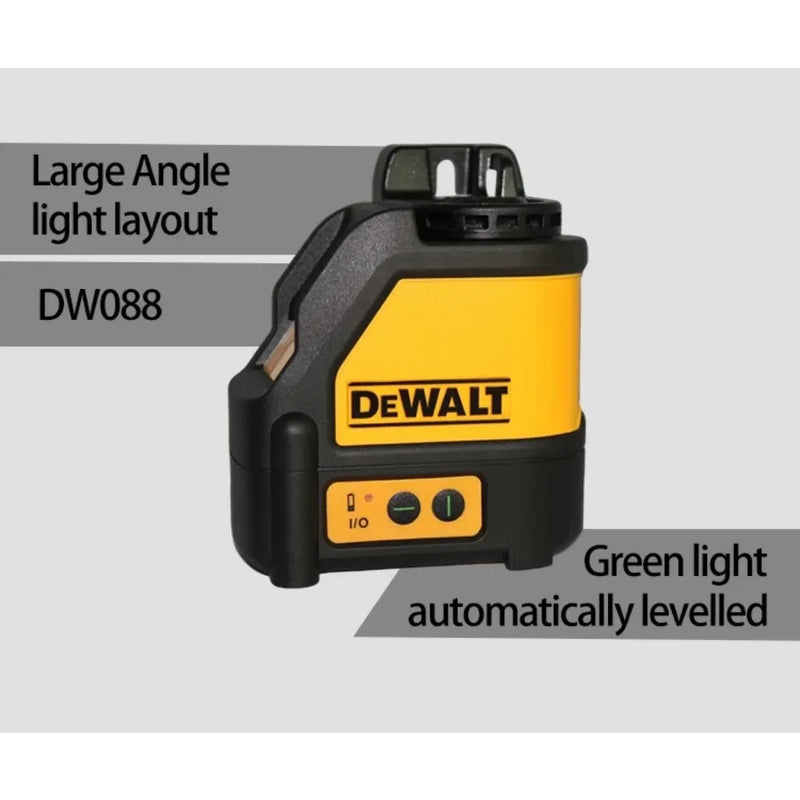 Nível A Laser Verde 2 Linhas 30 Metros Dw088cg - Dewalt