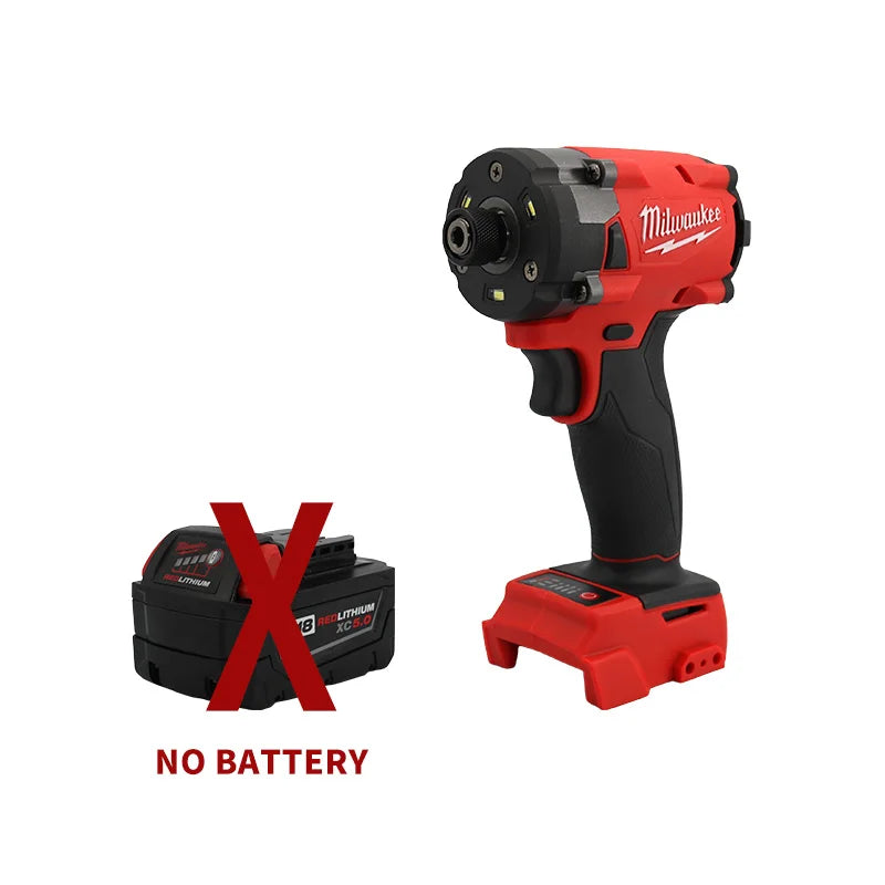 Milwaukee  Brushless Impact Driver 300NM 18V Motor Cordless Rechargeable Lithium Battery Impact Wrench  Screwdriver Power Tool