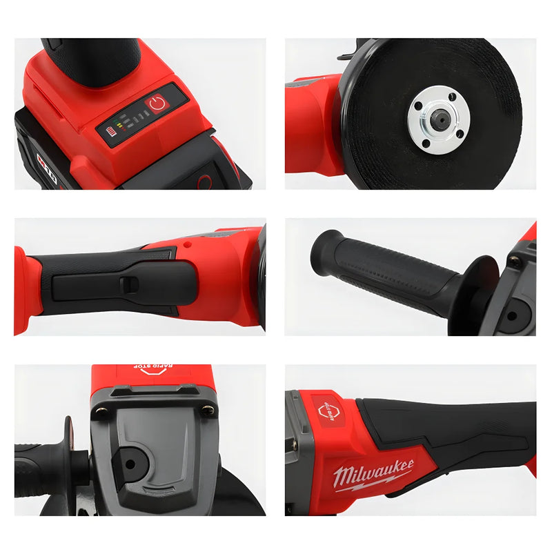 Esmerilhadeira Angular Sem Fio Milwaukee 100/125mm – Motor Brushless, Alta Potência 18V | Polimento e Corte Profissional