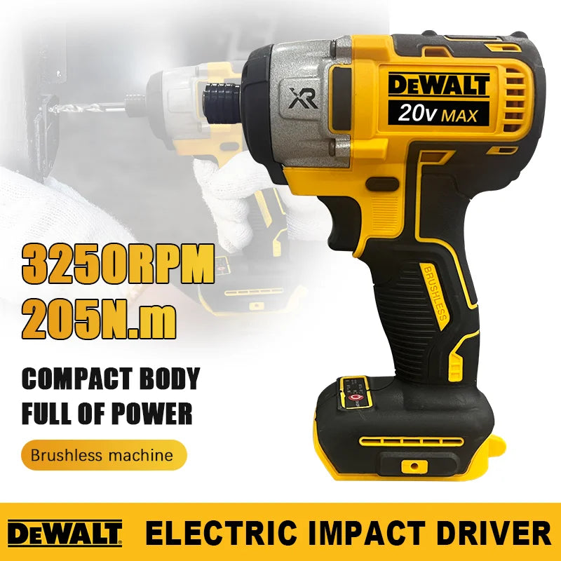 Parafusadeira de Impacto a Bateria 20V Dewalt Modelo DCF887B Sem Bateria e Sem Carregador