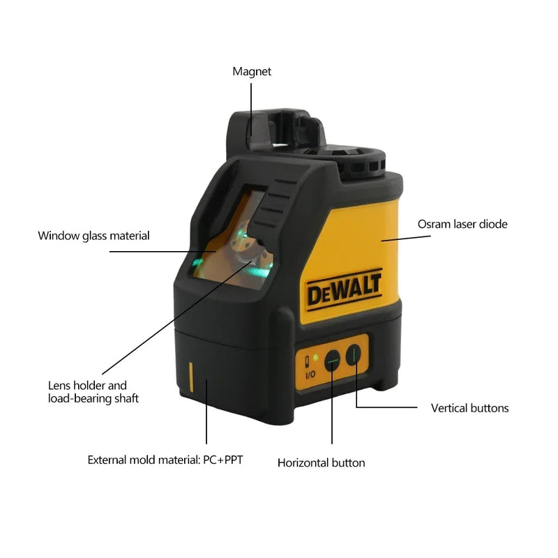 Nível a Laser Verde 30 metros Dewalt Modelo DW088CG