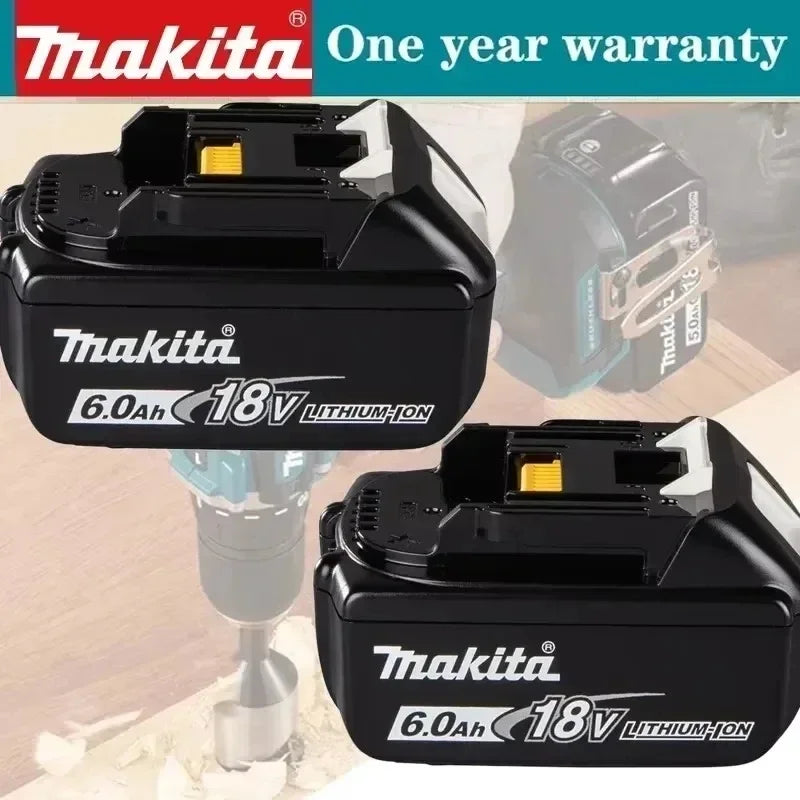 100% original Makita 6.0Ah for Makita 18V Battery BL1830B BL1850B BL1850 BL1840 BL1860 BL1815 Replacement Lithium Battery