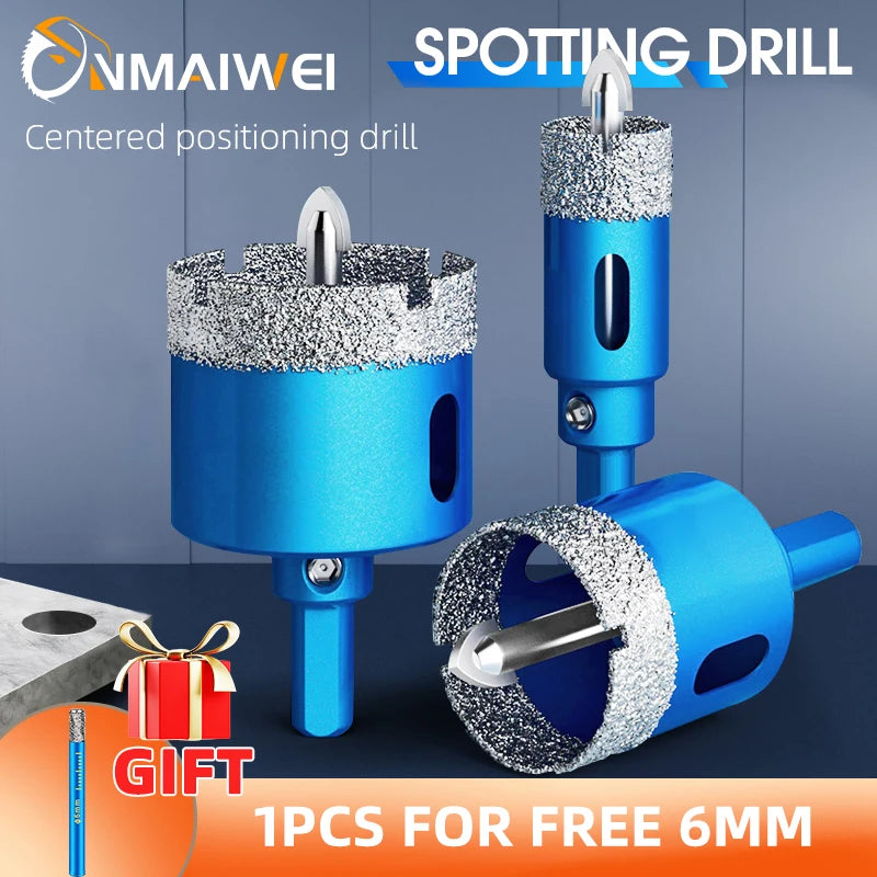 Broca de Vidro e Pedra com Ponta Diamantada – Furação Profissional 18-110mm