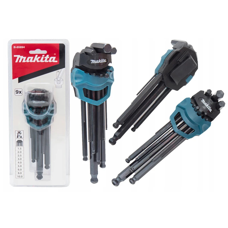 Jogo Chave Allen Longa 1,5-10mm Makita B-65894