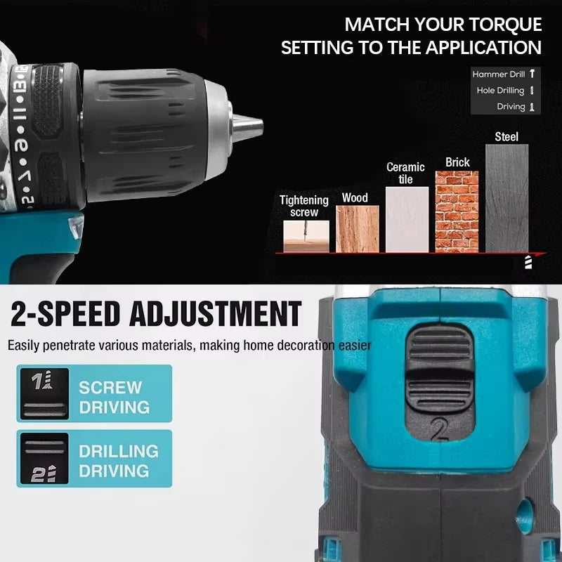 Furadeira Parafusadeira 18v Makita Ddf485