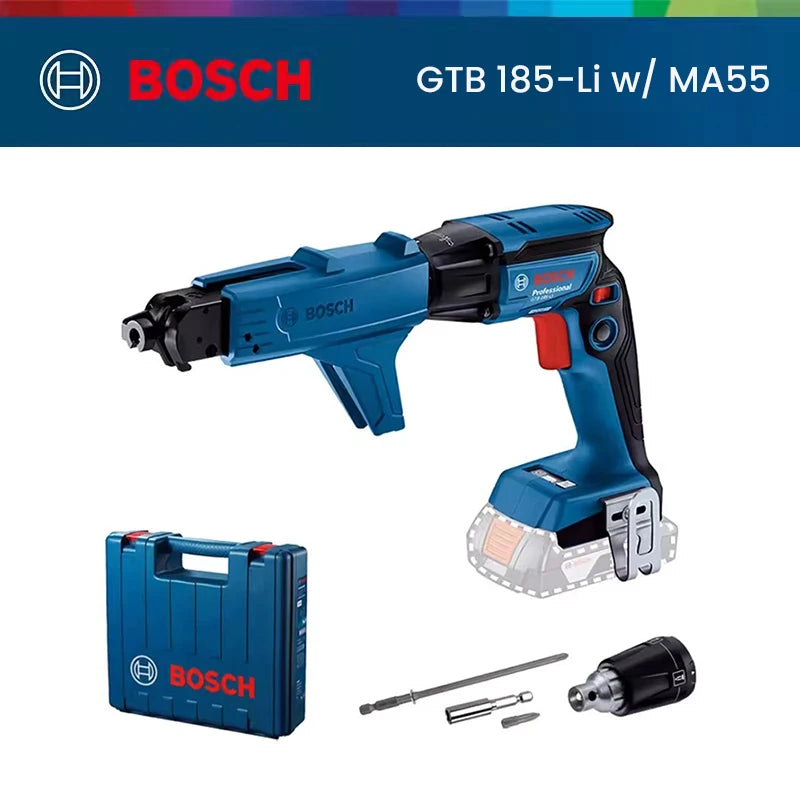 Parafusadeira Drywall Gesso 18v Gtb 185-li Bosch Cor Azul Bivolt
