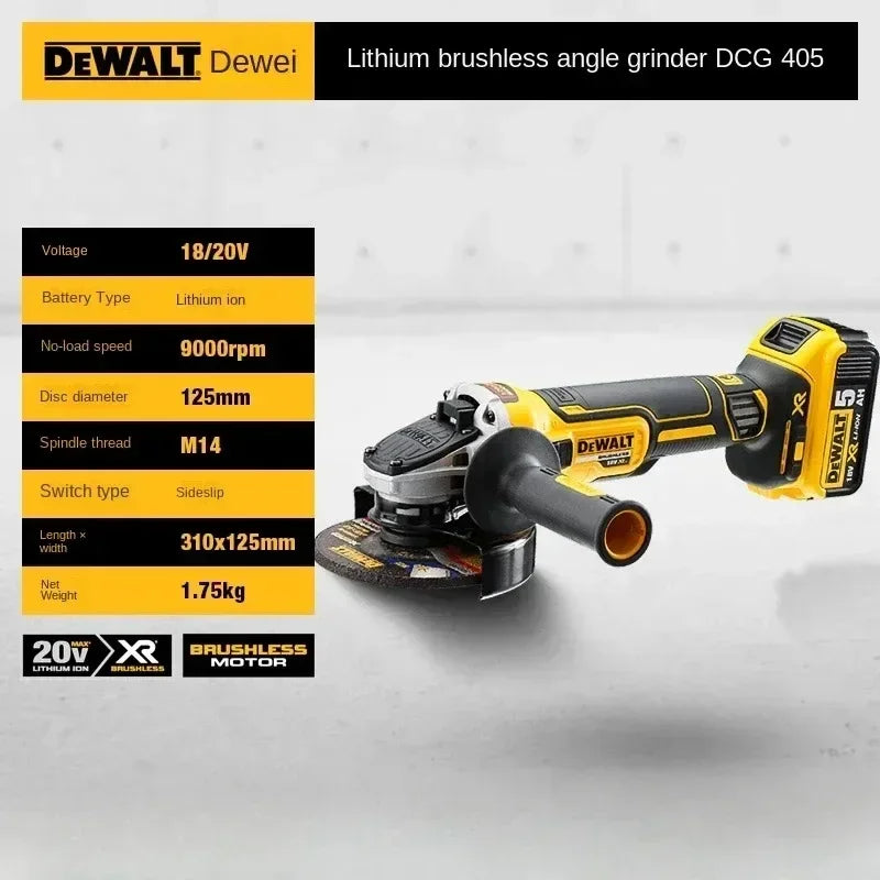 Lixadeira Esmerilhadeira 20v Dewalt 4ah Cor Amarelo