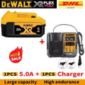 Original DEWALT battery，20V,，6AH， rechargeable lithium-ion battery，DCB115，DCB118,，Dewalt tool battery, dewalt ，DCB1104 charger