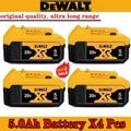 Original DEWALT battery，20V,，6AH， rechargeable lithium-ion battery，DCB115，DCB118,，Dewalt tool battery, dewalt ，DCB1104 charger