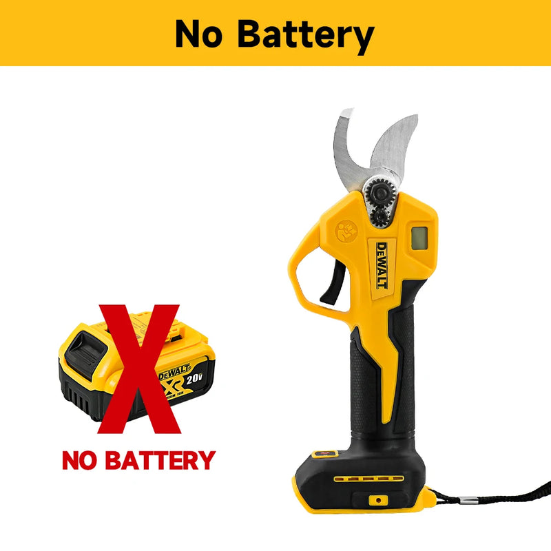 DeWalt Electric Scissors For Pruning Branches Fruit Garden Potted Pruning Tool With LED Power Display Electric Scissors