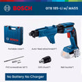 Parafusadeira Drywall Gesso 18v Gtb 185-li Bosch Cor Azul Bivolt