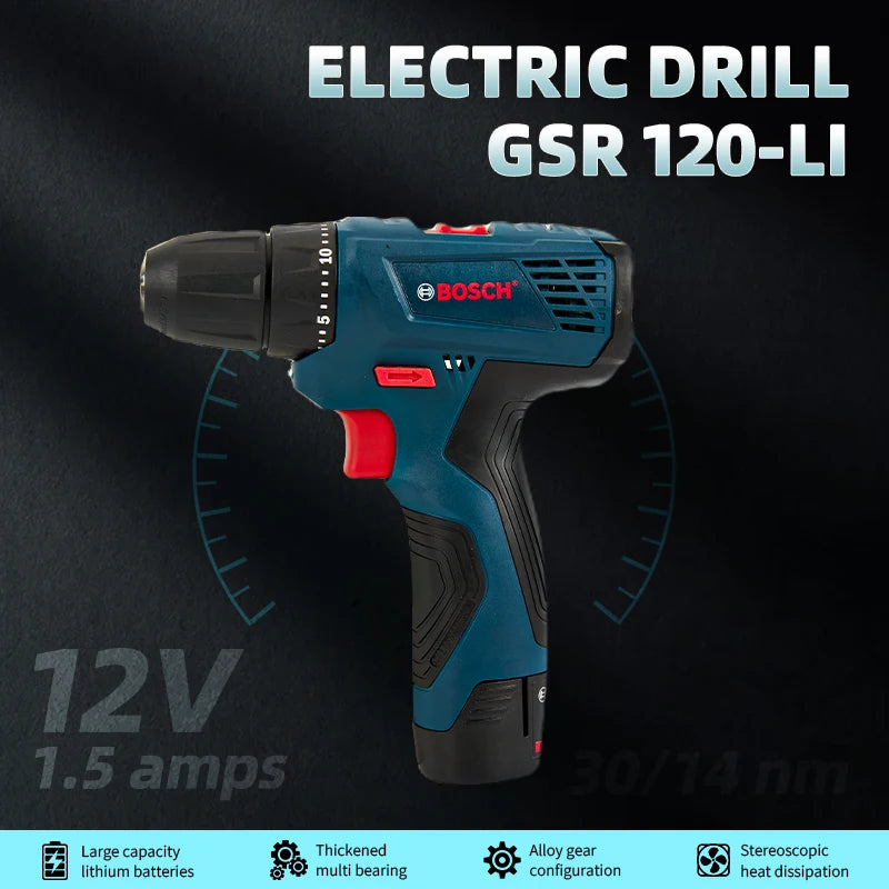 Parafusadeira e furadeira GSR-120 LI Bosh cor azul