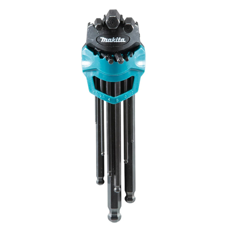 Jogo Chave Allen Longa 1,5-10mm Makita B-65894