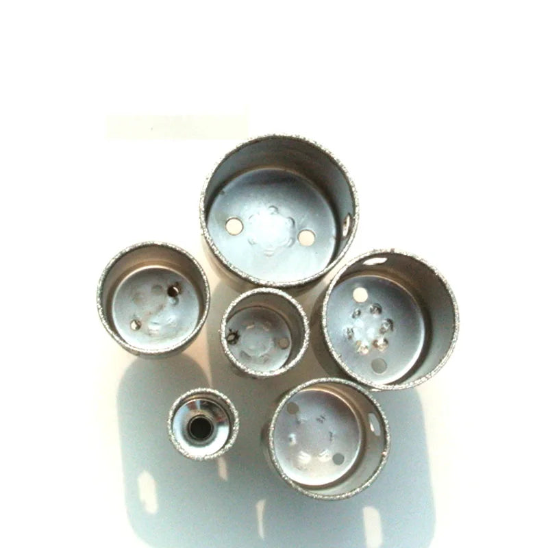 Jogo de serra copo diamantada para furadeira de 3mm a 60mm