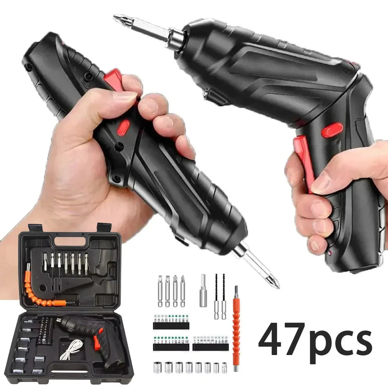 Parafusadeira para pequenos reparos com 2 a 47 peças