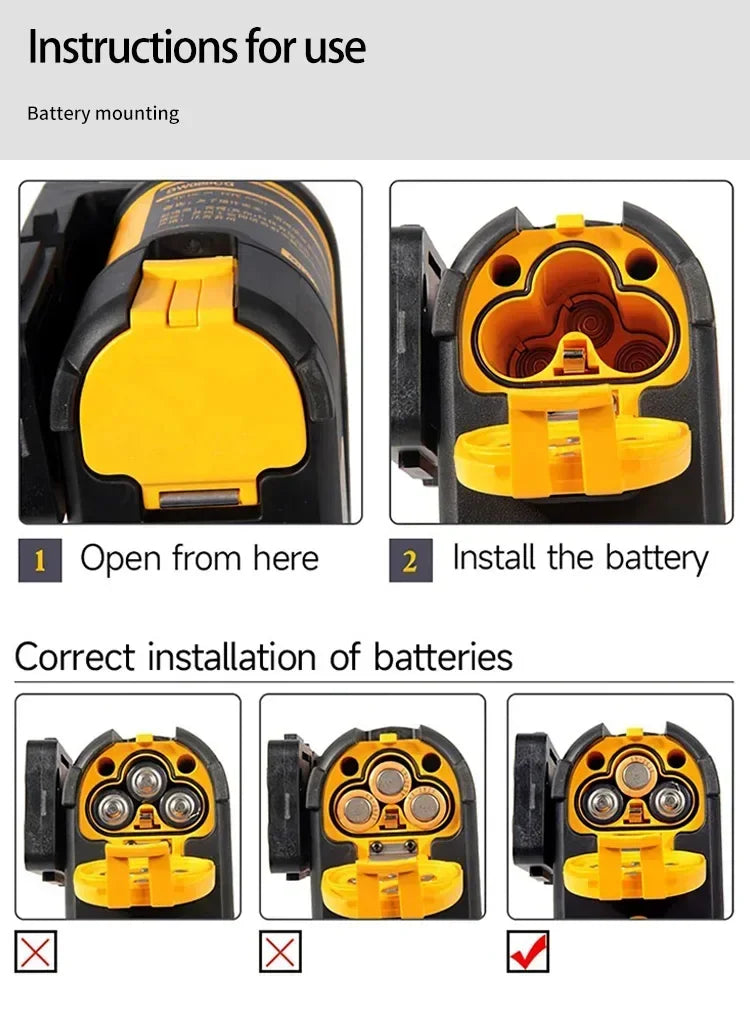 Nível a Laser Verde 30 metros Dewalt Modelo DW088CG