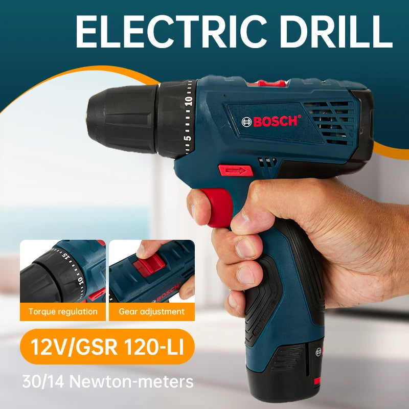 Parafusadeira e furadeira GSR-120 LI Bosh cor azul
