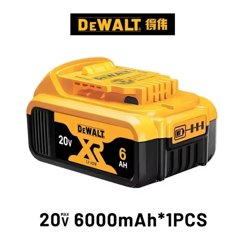 Dewalt 20V Battery 6.0Ah Replacement Battery  DCB200 Rechargeable DCD887 DCD805 DCF860 DCG406 DCF512Power Tool Battery