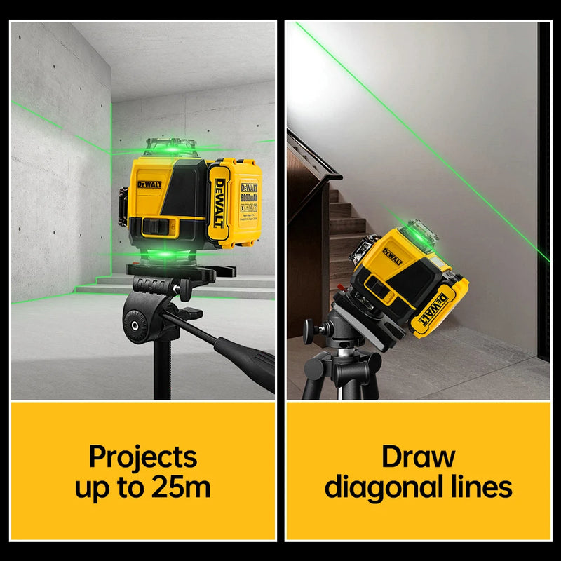 Nível a laser Dewalt 16 linhas verde