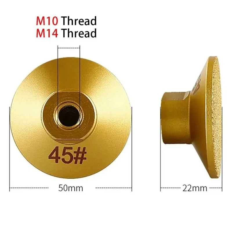 Cabeça de Desbaste Diamantada M14 - 50mm Gold