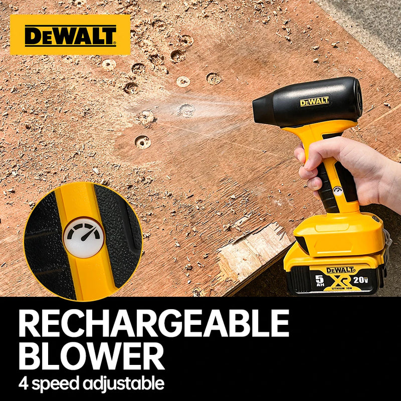 Dewalt 20V Battery Air blower 130000RPM Turbo Jet Fan Brushless Motor Handheld Duct Fan Electric Air Duster Adjustable windspeed