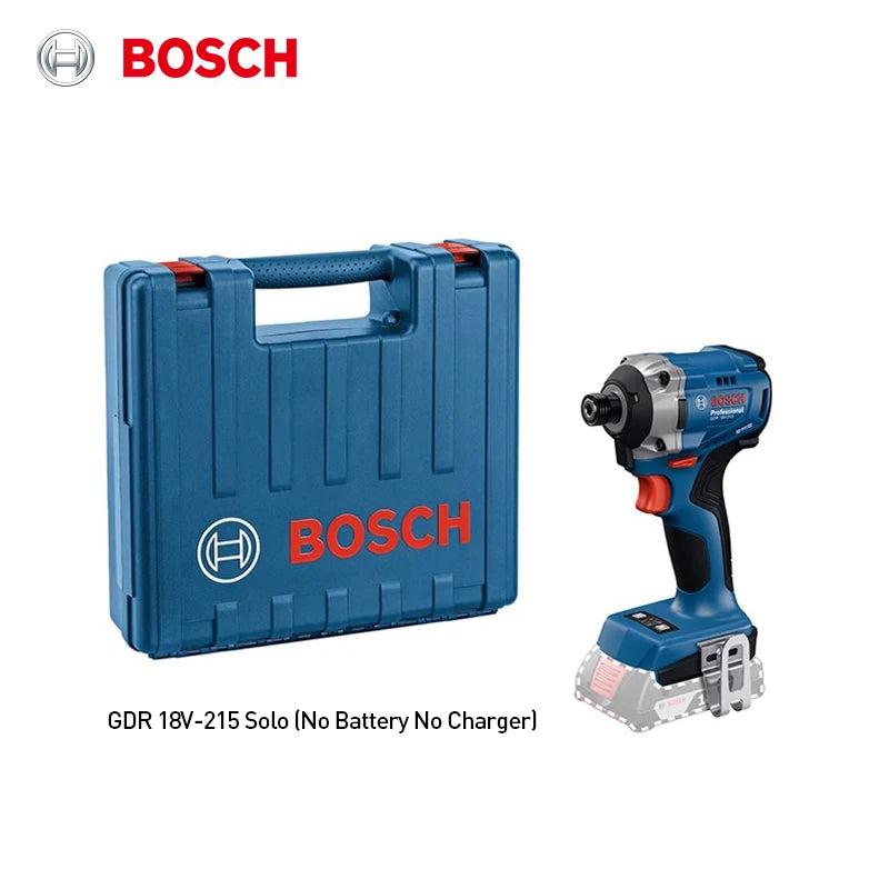 Bosch GDR18V-215 18V Cordless Brushless Impact Driver - 215Nm Max Torque, 1/4" Hex Chuck, 2-Speed (0-2100/3300 rpm)